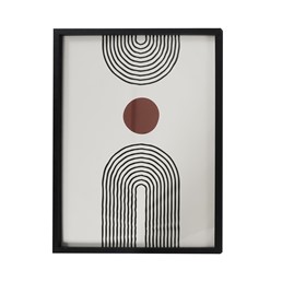 Obraz ART-DECO 60x45cm Czarny