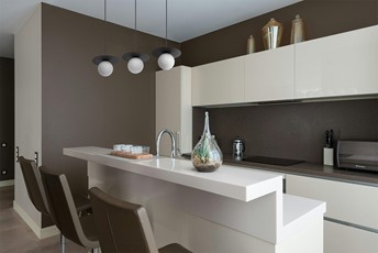 Lampa Wisząca ROBIN K-5435 Biały/Czarny