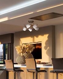 Lampa Sufitowa PLATO K-JSL-6059/5 AB Patyna