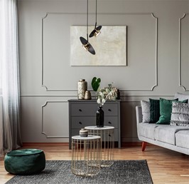 Lampa Wisząca BURGAS K-5455 Czarny/Złoty