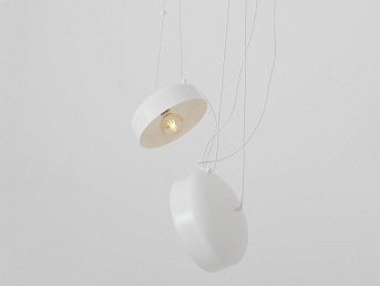 Lampa wisząca POPO FLAT L 2 – biały