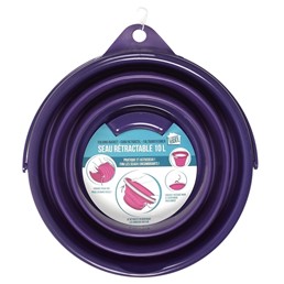 Wiadro Składane 10L Fioletowy