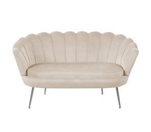 Sofa SF1-FX Beżowy/Chrom