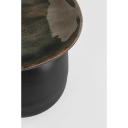 Stolik Kawowy ZAINAB Fi38cm Czarny