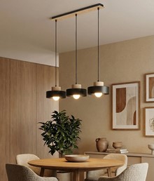 Lampa Wisząca KIVI 3 Czarny