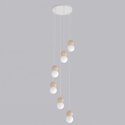 Lampa Wisząca LOOP 6 Biały