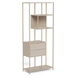 Regał SEAFORD II z Szufladami Beżowy