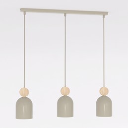 Lampa Wisząca MESI 3 Beżowy