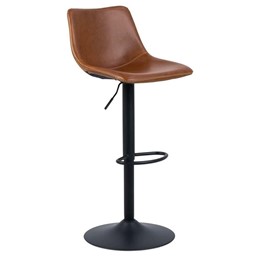 Stołek Barowy OREGON HIGH PU Brandy