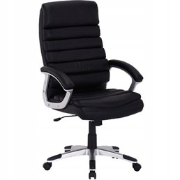 Fotel Obrotowy Q-087 Ekoskóra Czarny