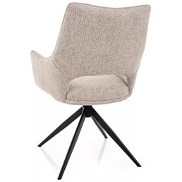 Krzesło FINO II Beż/Czarny Mat