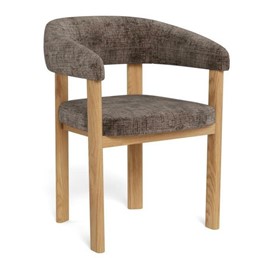 Krzesło MYLES Brązowy/Dąb Naturalny