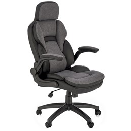 Fotel Gabinetowy VALERIO Czarny/Popiel