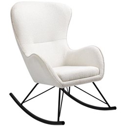 Fotel Wypoczynkowy LIBERTO 3 Czarny/Biały