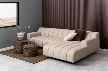 Zestaw 2 Stolików DICE Brązowy