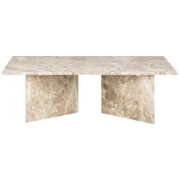 Stolik Kawowy VEGA Prostokątny Beżowy