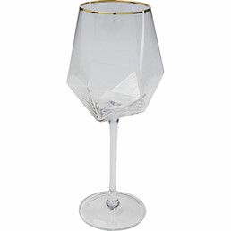 Komplet (4 szt.) Kieliszek do Wina DIAMOND RIM 525ml
