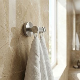 Wieszak Podwójny 6612 MODERN Nikiel Szczotkowany