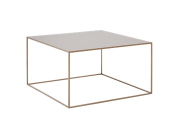 Stół Kawowy Tensio Metal 80x80 Złoty