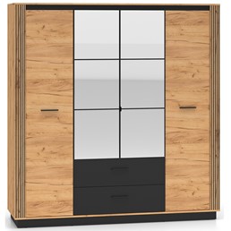 Szafa 4D1S URSO 01 Craft Złoty/Czarny