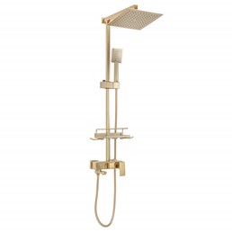 Zestaw Natryskowy JACK Złoty Szczotkowany