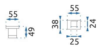 Wieszak Łazienkowy ERLO 03 Czarny