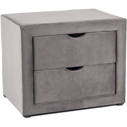 Szafka Nocna ET-002 Velvet Szary Bluvel 14