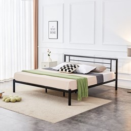 Łóżko Metalowe LM2-FX 160x200 Czarny