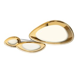 Lampa Sufitowa CELL 3 Złoty