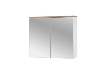 Szafka z Lustrem 2D BALI WHITE 841 20x80x70 Biały