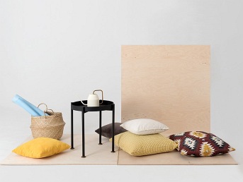 Stół Kawowy Hanna Metal 1-F 40x45 Biały