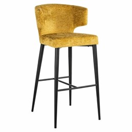 Krzesło Barowe TAYLOR 76 Żółty