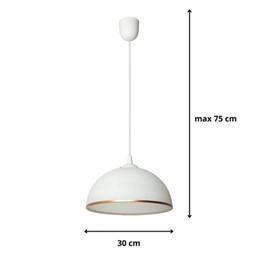 Lampa Wisząca MARGARET E Odcienie Brązu