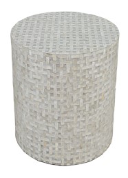 Stolik Okrągły AV1730-28GB 41x46 Szary