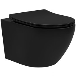 Misa WC CARLO MINI TORNADO NF Czarny Mat