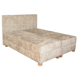 Łóżko LARGO z Pojemnikiem 160x200 cm Beżowy