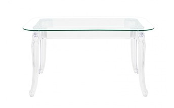 Stół KING 160x100 Transparentny