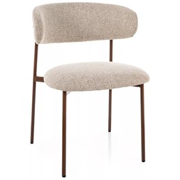 Krzesło ELTON D Beż/Orzech