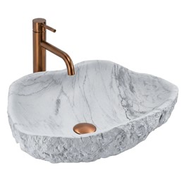 Umywalka Nablatowa ISLA VENICE Szary