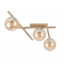 Lampa Sufitowa SMART 3 Beżowy/Miodowy