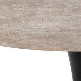 Stół MALTA Fi90cm Brązowy