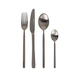 Zestaw Sztućców GLORIA MATT BLACK 16 szt. Czarny