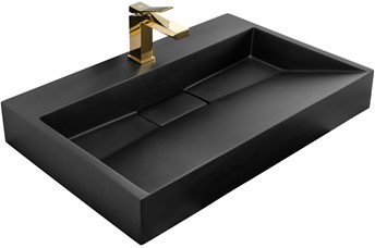 Umywalka Konglomeratowa GOYA 70 Czarny