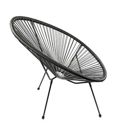 Krzesło K15-FX Technorattan Czarny