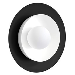 Kinkiet POPPI K1 Czarny/Biały