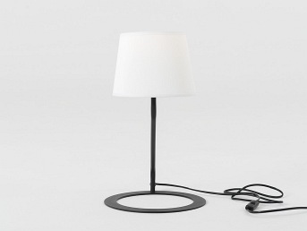 Lampa stołowa SHADE TABLE –klosz biały,czarny