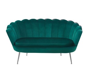 Sofa SF1-FX Zielony/Chrom