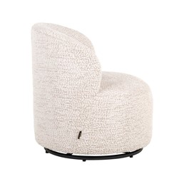 Fotel Dziecięcy JACKIE Obrotowy Jasny Beż
