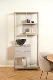 Regał SEAFORD II z Szufladami Beżowy