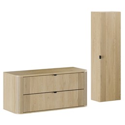 Zestaw Meblowy OVALIA 120cm Dąb Cremona